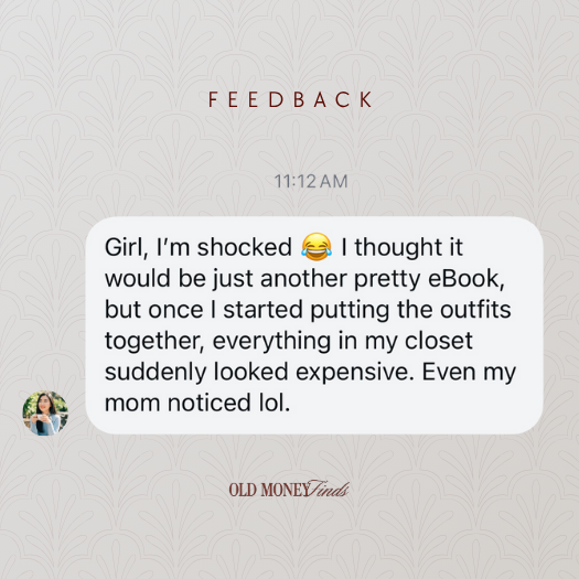 ELEGANT CAPSULE WARDROBE - FEEDBACK 1