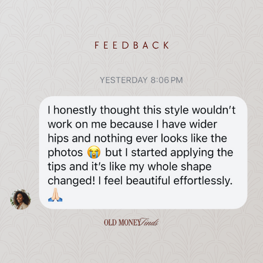 ELEGANT CAPSULE WARDROBE - FEEDBACK 3