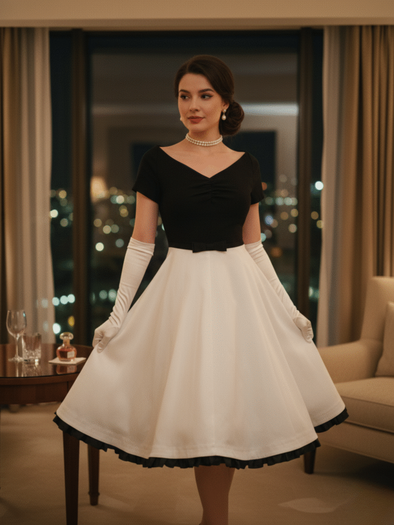Grace Kelly costume for women – elegant halloween outfit inspired by 1950s glamour