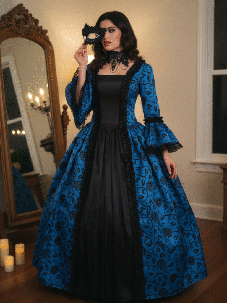 Masquerade lady halloween costume – classy costume for elegant women