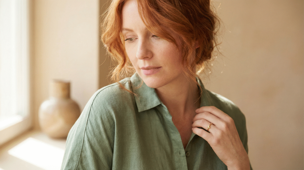 capsule-spring-wardrobe-soft-green-blouse-spring-wardrobe-essentials