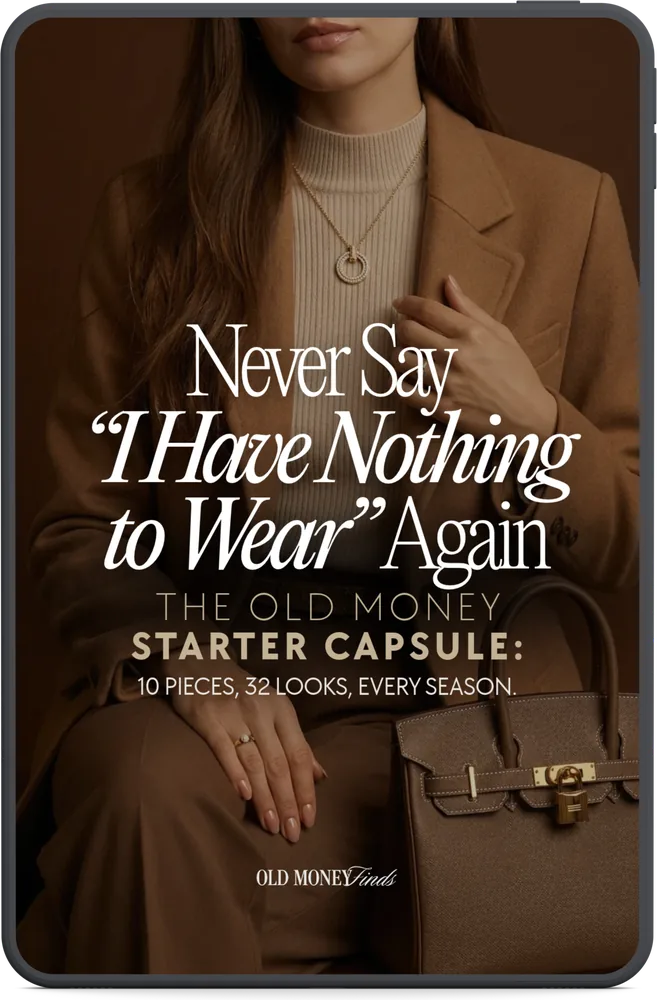 Home The Old Money Starter Capsule: 10 Pieces, 32 Looks